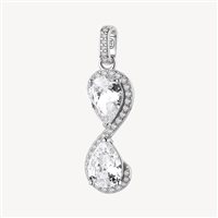 Anhänger Brosway Dame FANCY INFINITE WHITE in Silber Cubic Zirconia FIW180 REALE